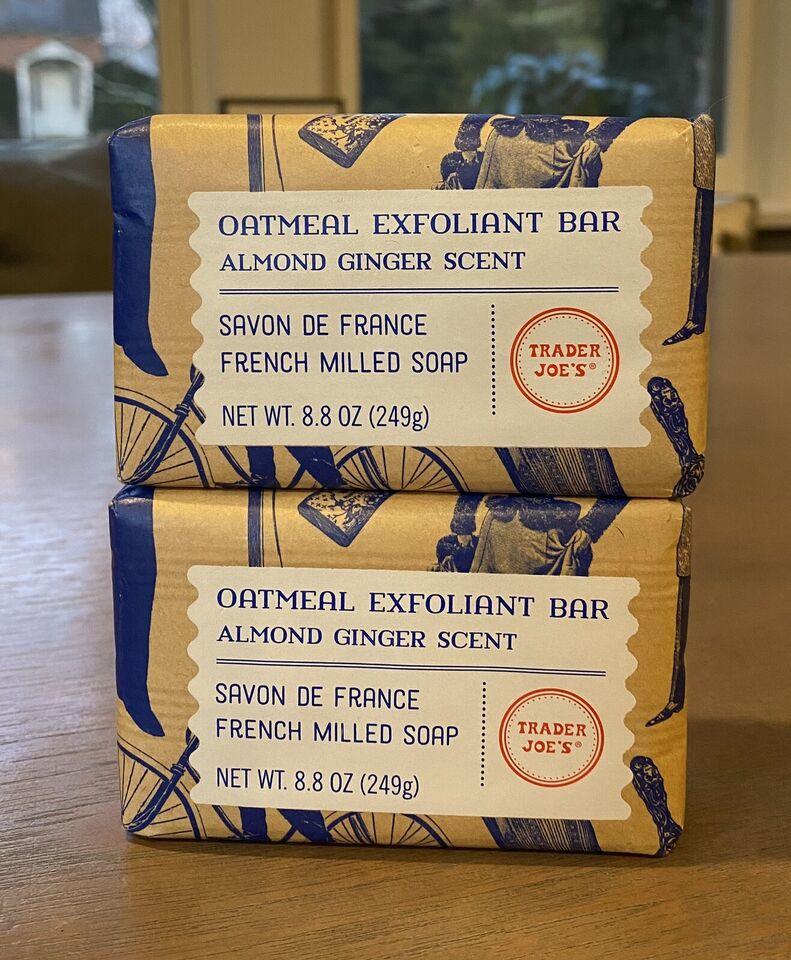 Traders Joe's Almond Ginger Scent Oatmeal Exfoliant Bar
