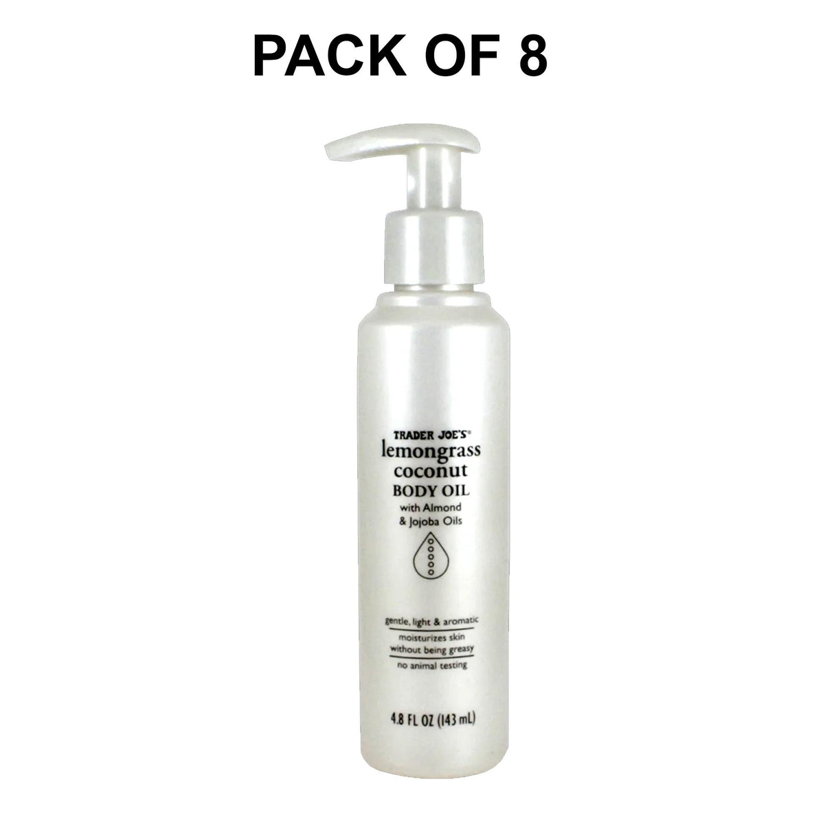 Traders Joe's Lemongrass Coconut Body Oil