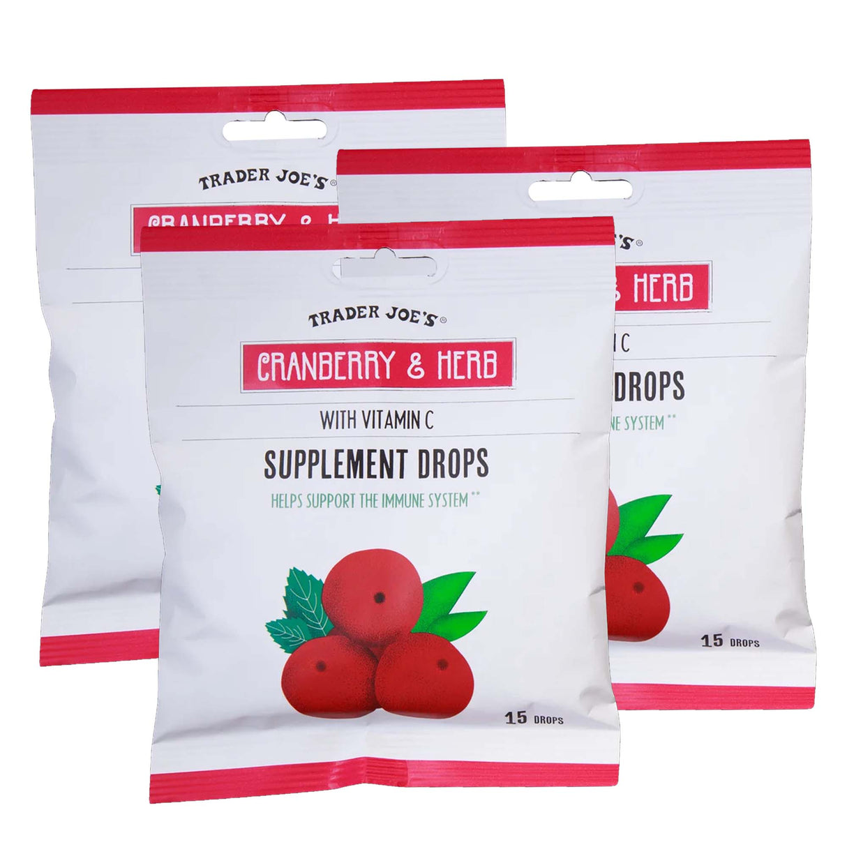 Traders Joe's Cranberry & Herb Supplement Drops
