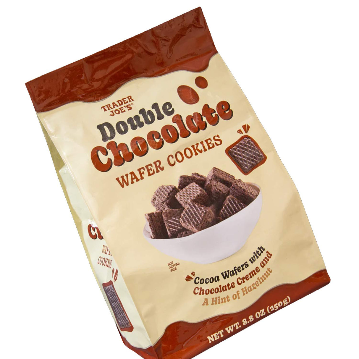 Double Chocolate Wafer Cookies 8.82 Oz