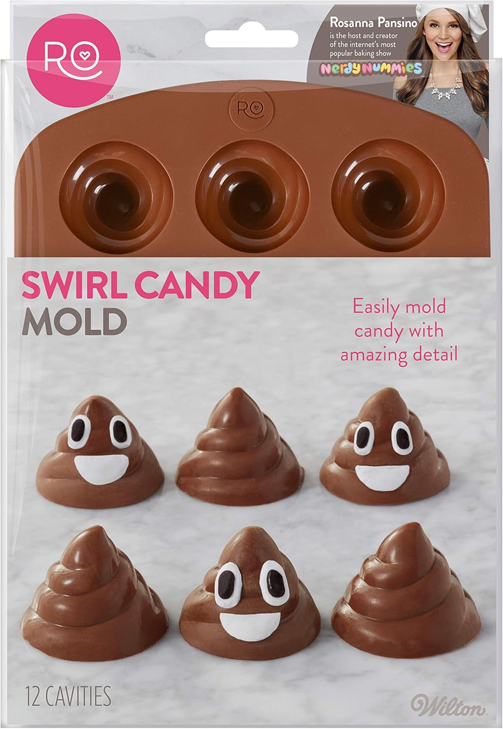 Poop Swirl Silicone Chocolate Mold