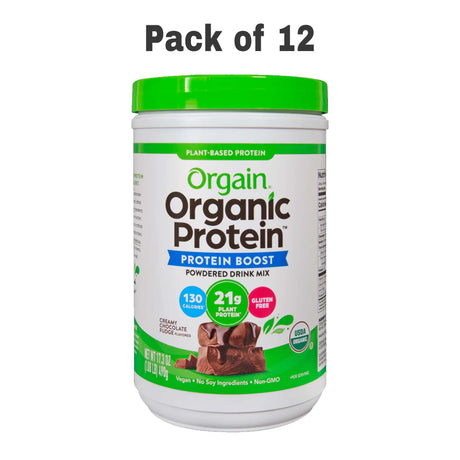 Traders Joe's Orgain® Creamy Chocolate Fudge Organic Protein Boost Powder