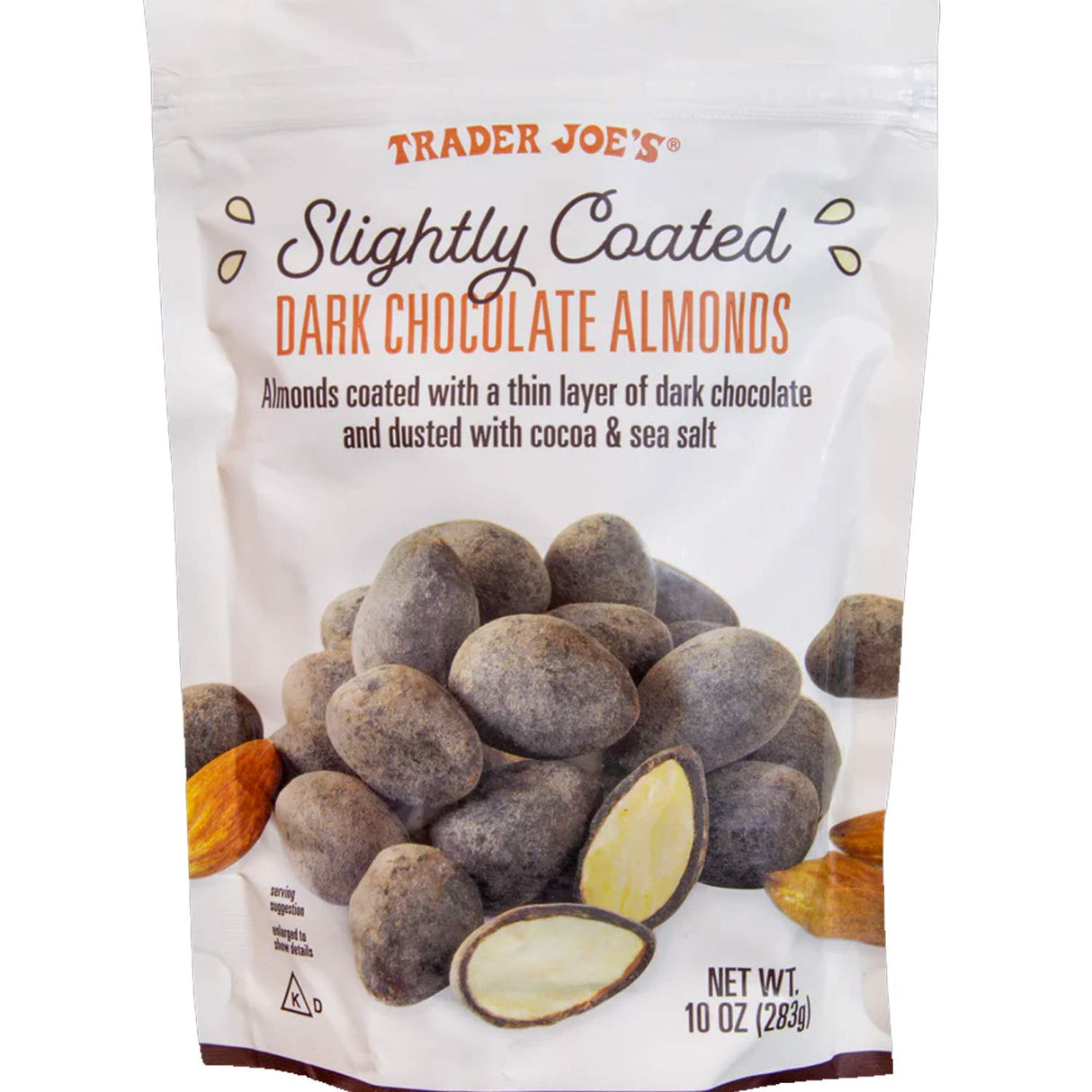 Trader Joe’s Slightly Coated Dark Chocolate Almonds 10 Oz