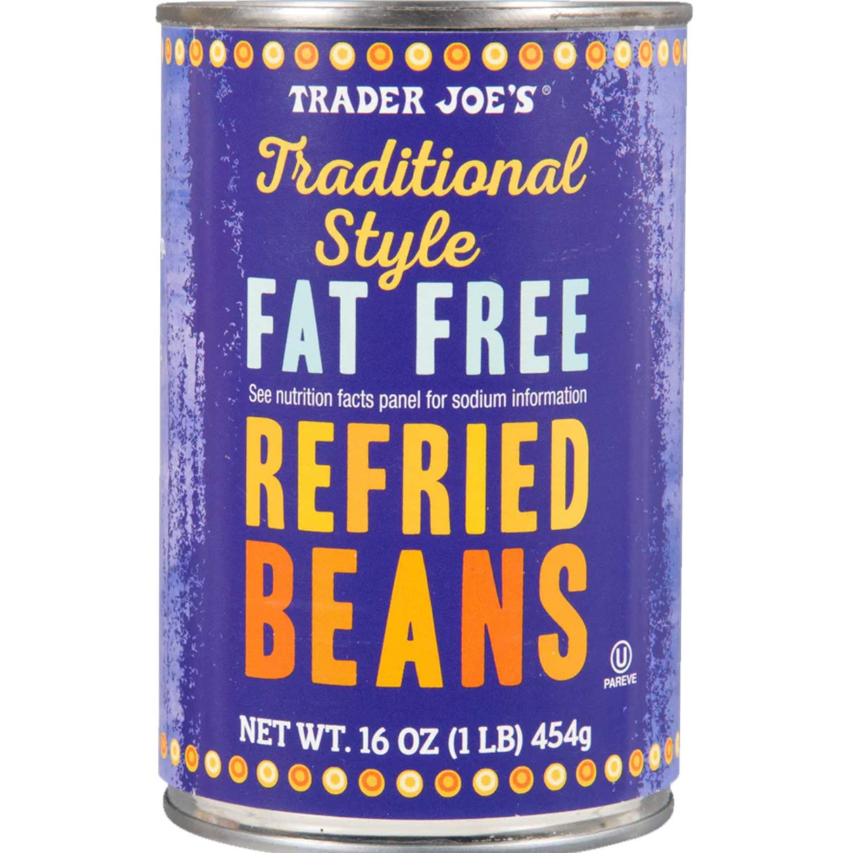 Trader Joe’s Traditional Style Fat Free Refried Beans 16 Oz