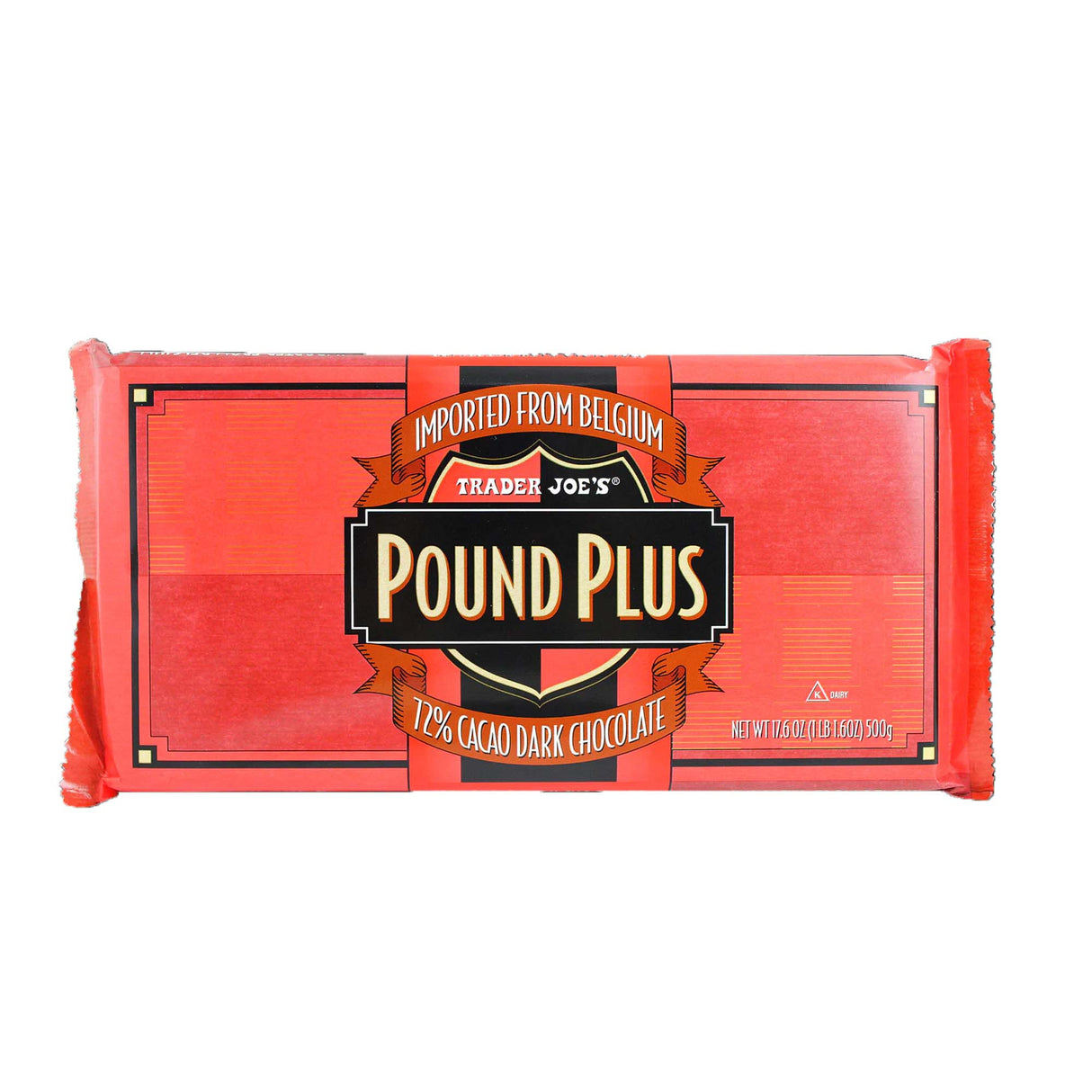 Trader Joe's Pound Plus 72% Dark Chocolate | 17.6 oz