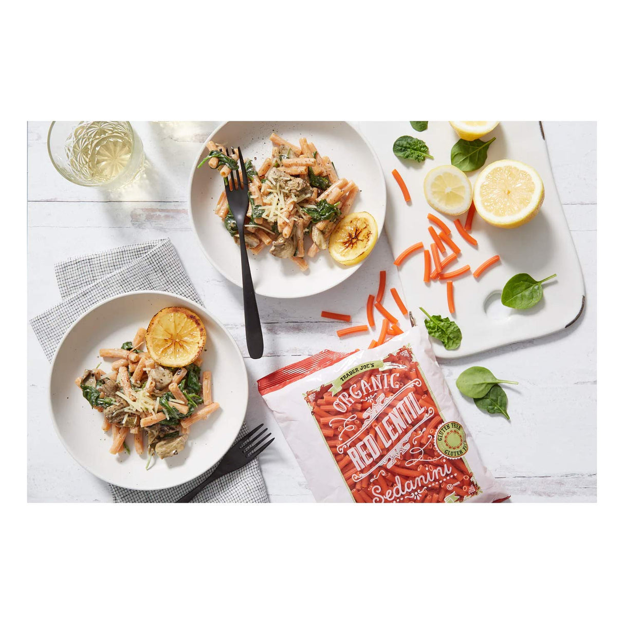 Trader Joe’s Organic Red Lentil Sedanini 12 Oz