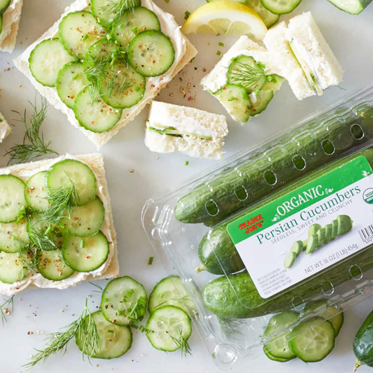 Trader Joe’s Organic Persian Cucumbers 16 Oz