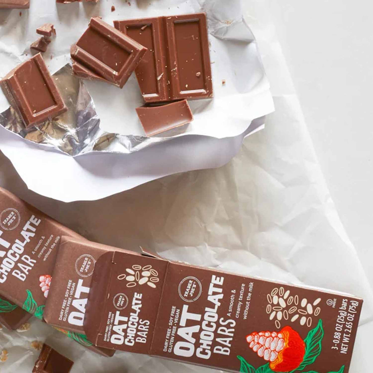 Trader Joe’s Oat Chocolate Bars 2.65 Oz