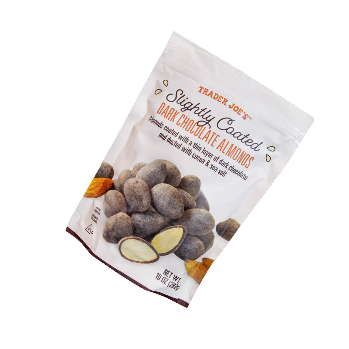 Trader Joe’s Slightly Coated Dark Chocolate Almonds 10 Oz