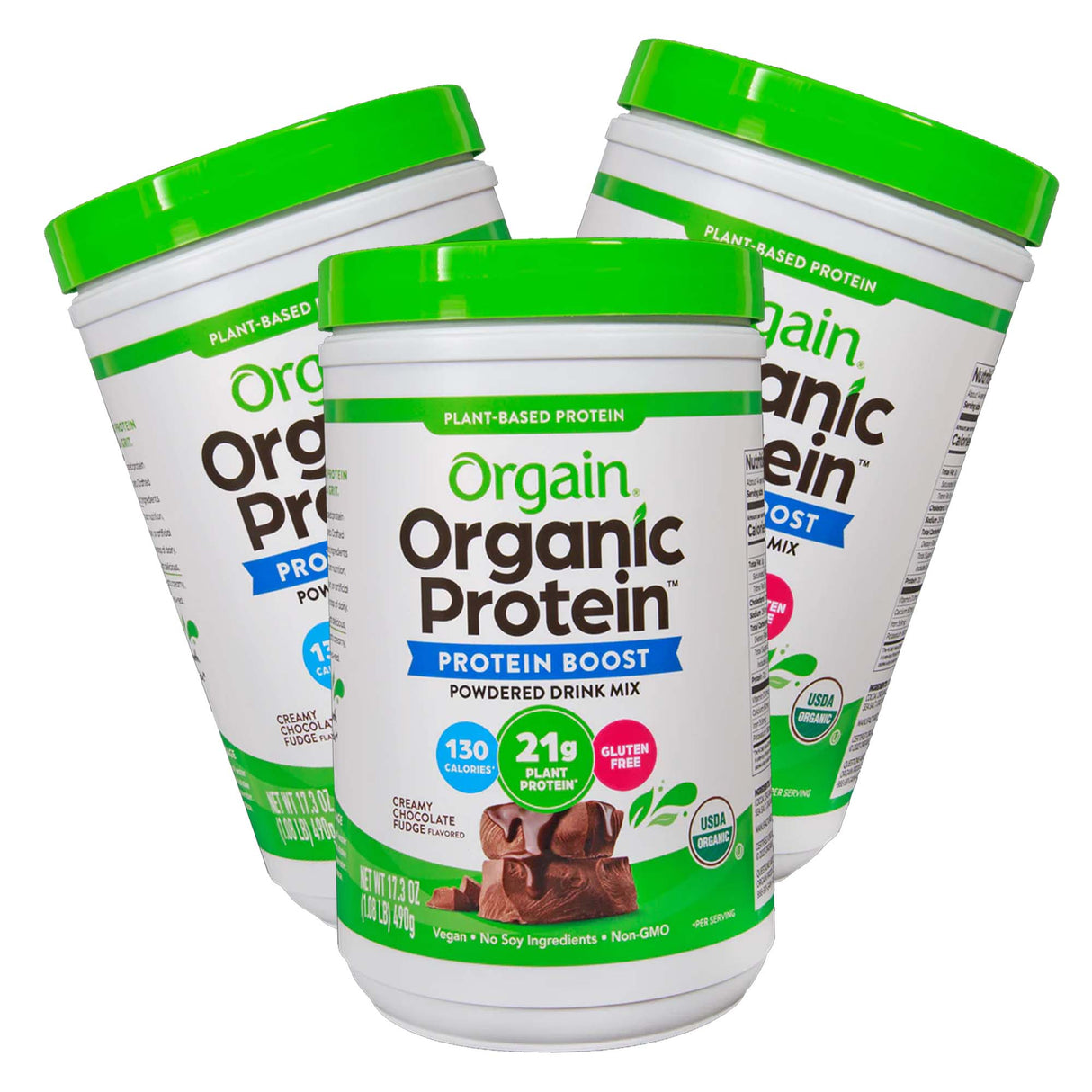 Traders Joe's Orgain® Creamy Chocolate Fudge Organic Protein Boost Powder