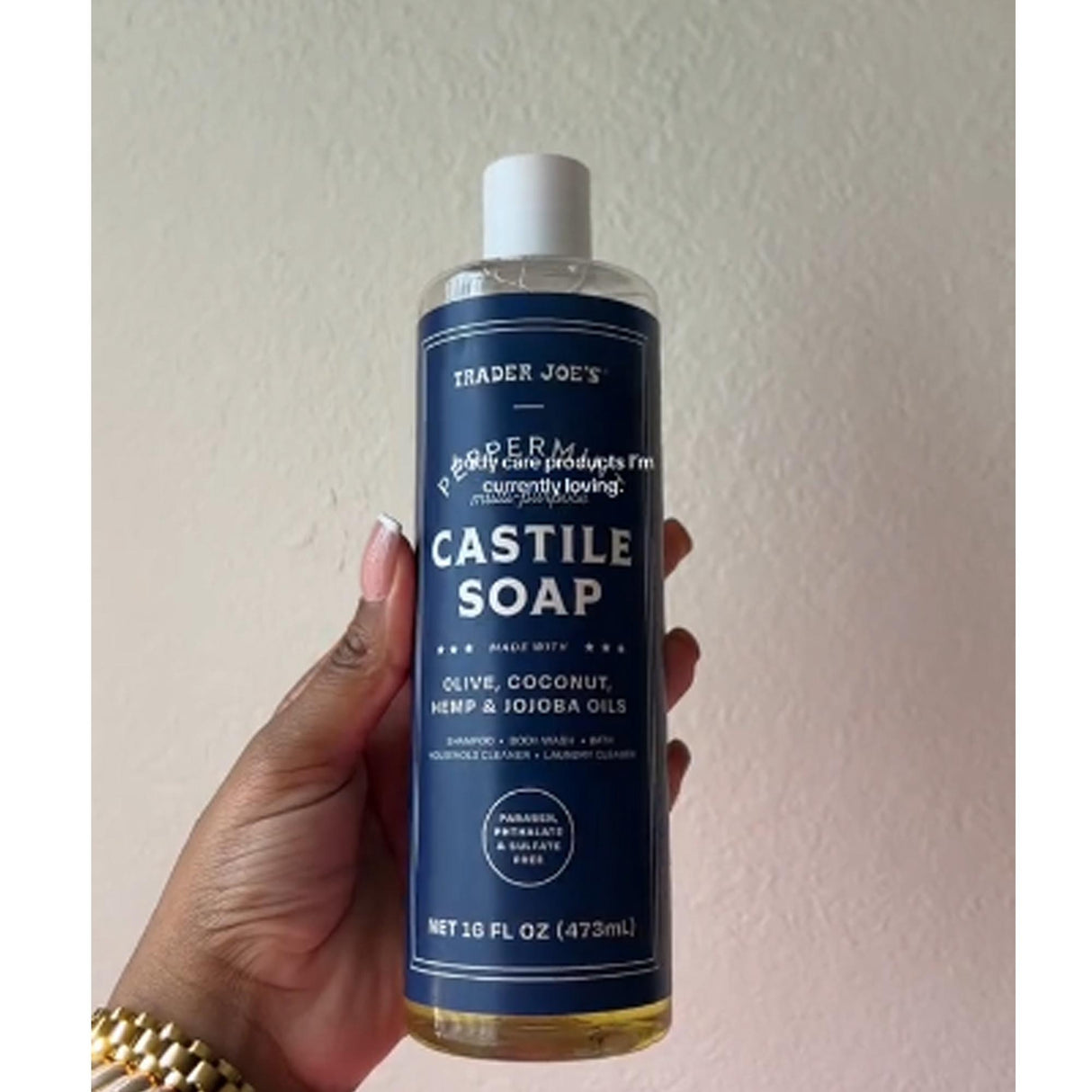 Traders Joe's Peppermint Multi-Purpose Castile Soap