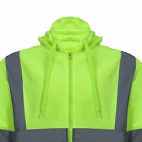 Tones Fullzip Reflective Fleece Hoodie - 10 Pack - 7.62oz/yd2  - 100% Polyester