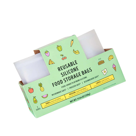 Traders Joe's Reusable Silicone Food Storage Bags