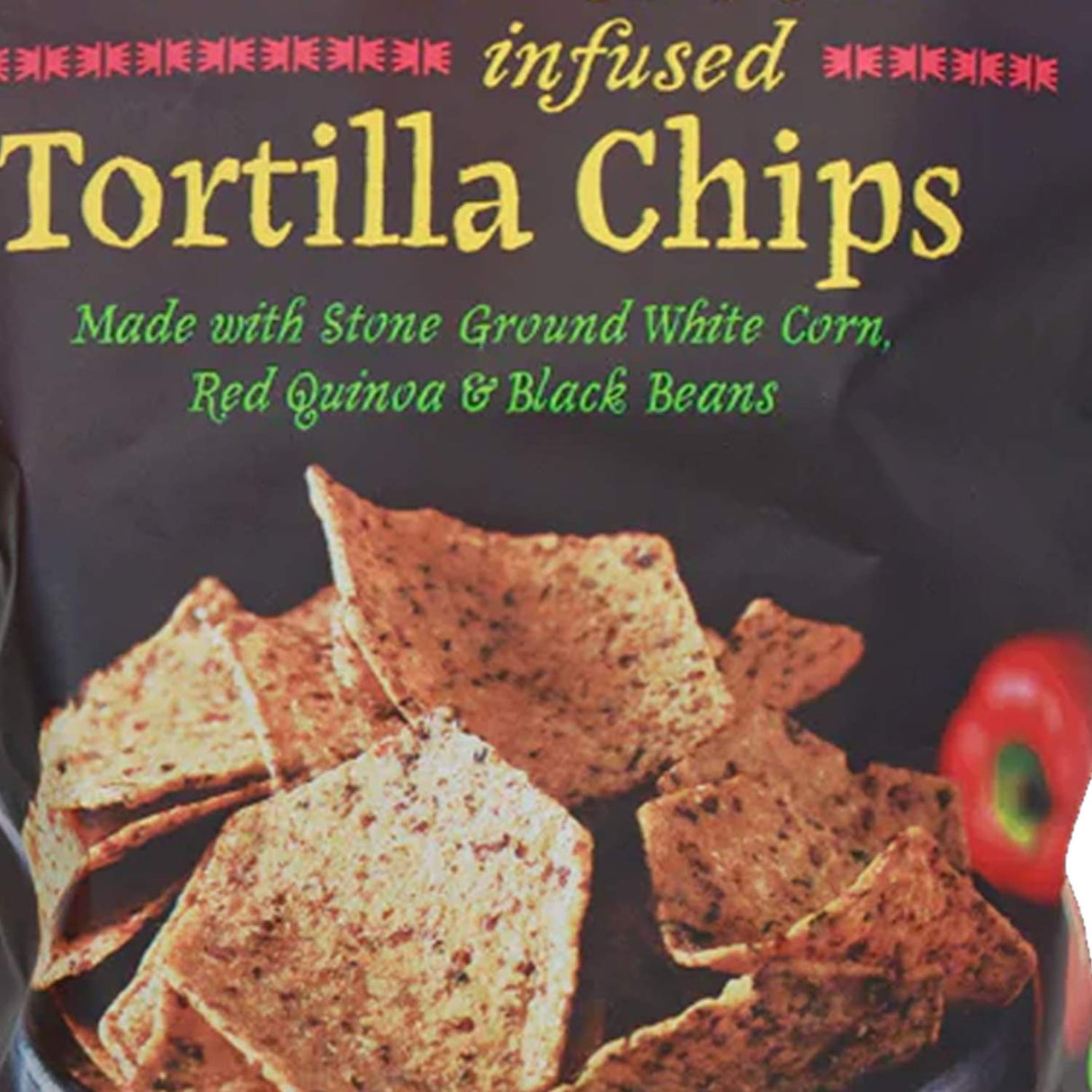 Trader Joe’s Quinoa and Black Bean Infused Tortilla Chips 12 Oz