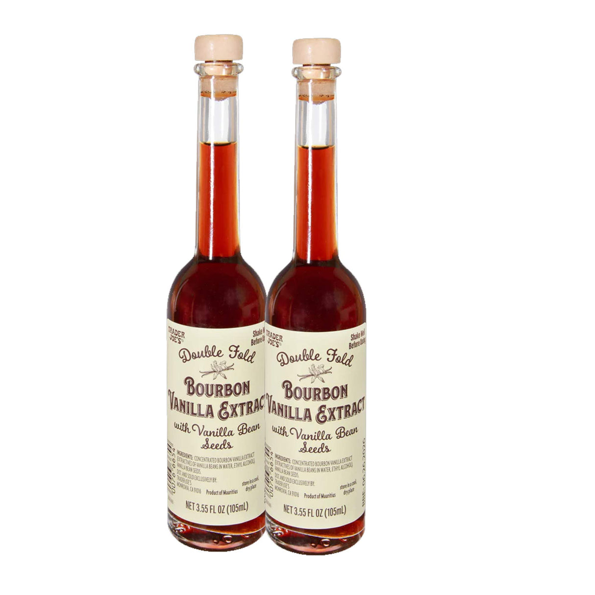 Double Fold Bourbon Vanilla Extract 3.55 Fl Oz