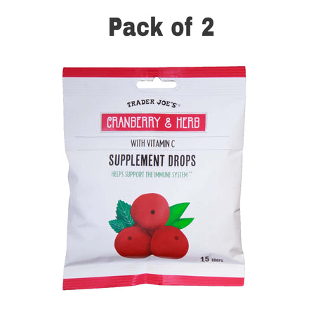 Traders Joe's Cranberry & Herb Supplement Drops