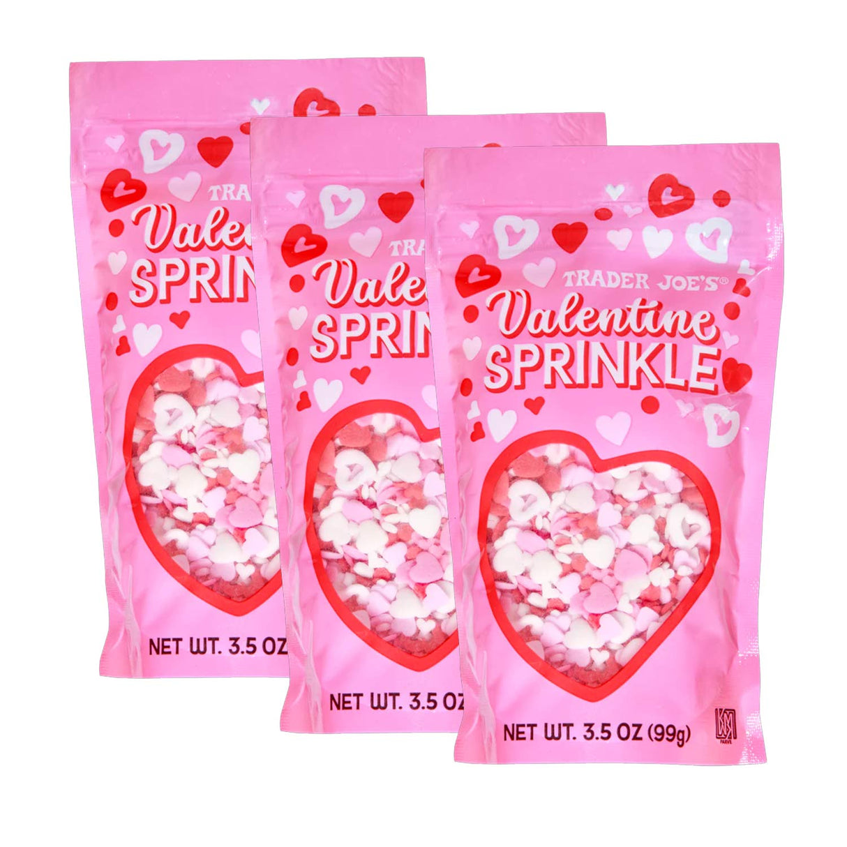 Valentine Sprinkles 3.5 oz Sweet & Colorful
