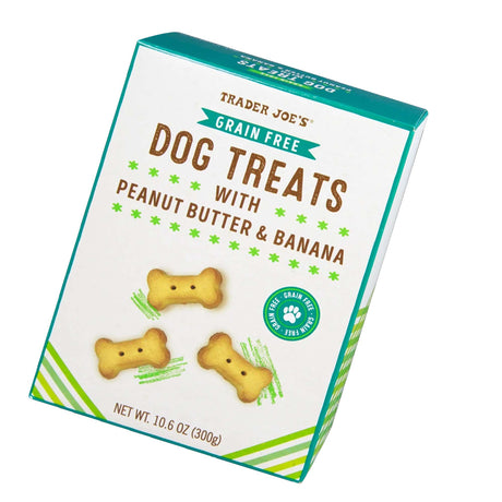 Traders Joe's Grain Free Dog Treats with Peanut Butter & Banana