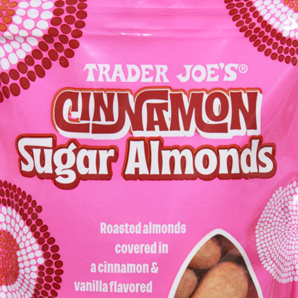 Cinnamon Sugar Almonds 8 Oz