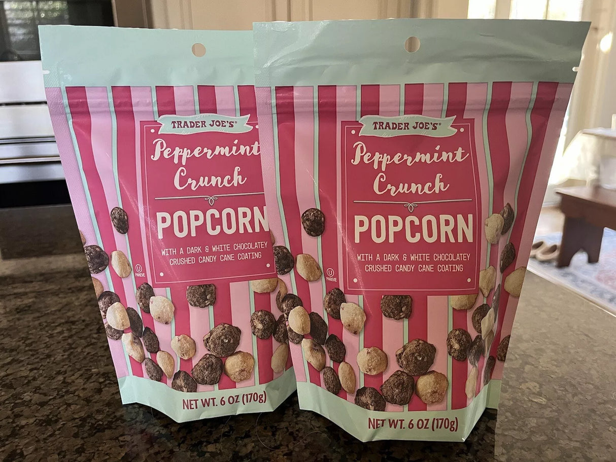 Traders Joe's Peppermint Crunch Popcorn