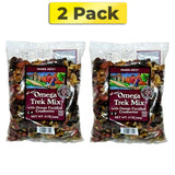 Pack of 1 Trader Joes Omega Trek Mix with Omega 3 Fortified Cranberries | 12 oz