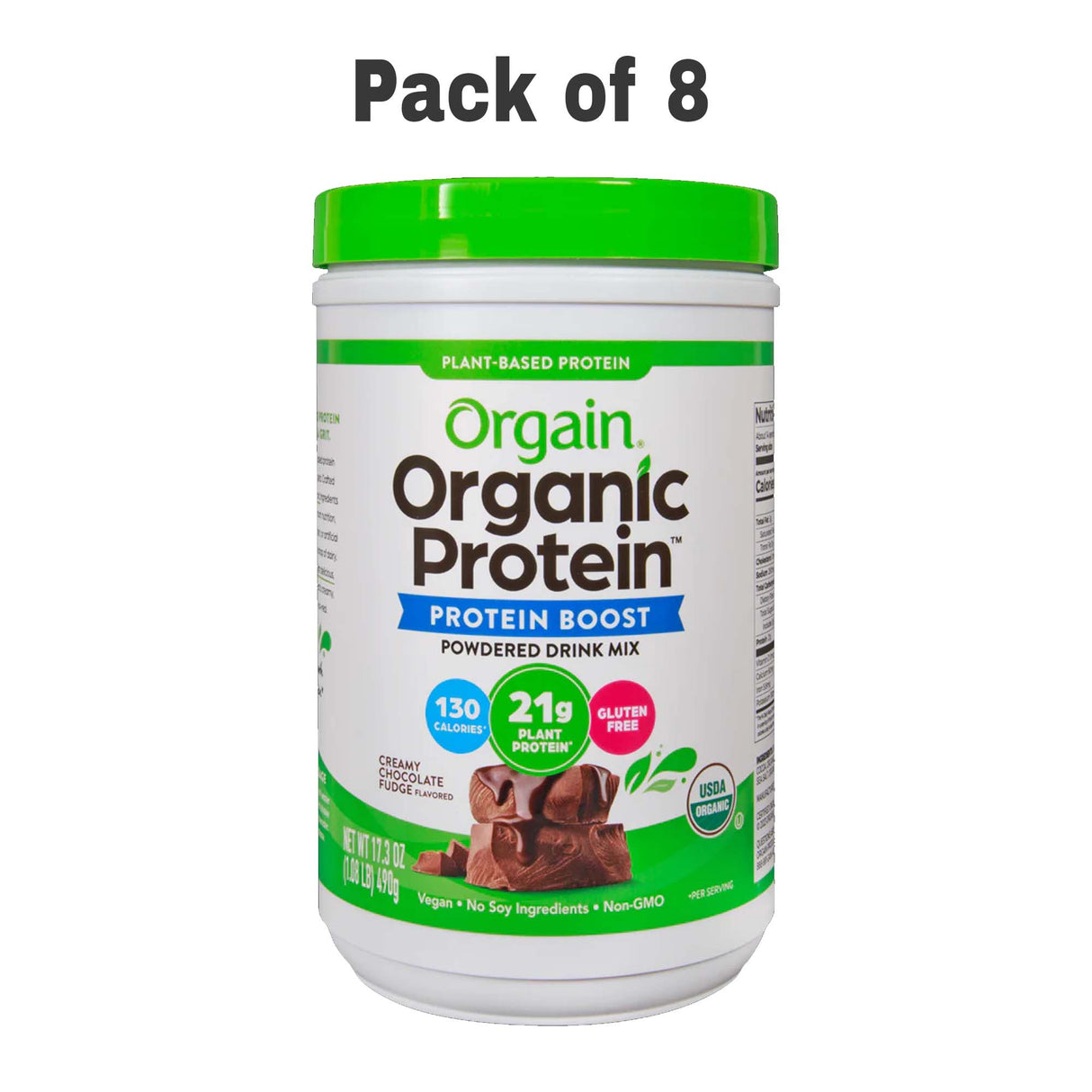 Traders Joe's Orgain® Creamy Chocolate Fudge Organic Protein Boost Powder