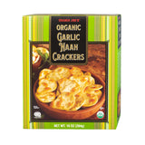 Trader Joe’s Organic Garlic Naan Crackers 10 Oz