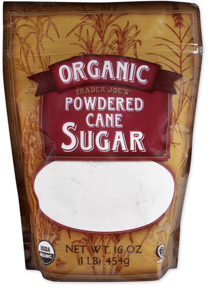 Trader Joes Organic Powdered Cane Sugar 1 Lb