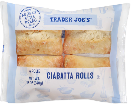 Ciabatta Rolls 12 oz Light & Crispy