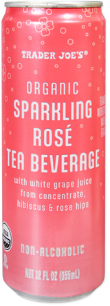 Organic Sparkling Rosé Tea Beverage - 12 Fl Oz