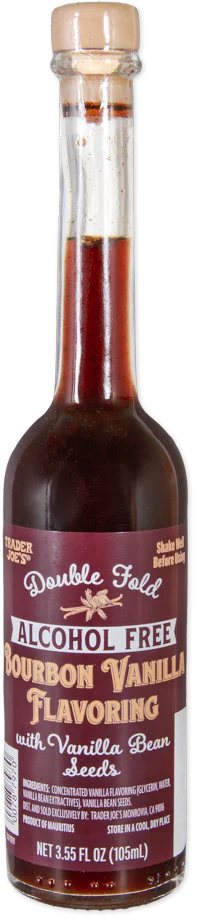 Double Fold Alcohol Free Bourbon Vanilla Flavoring 3.55 fl oz