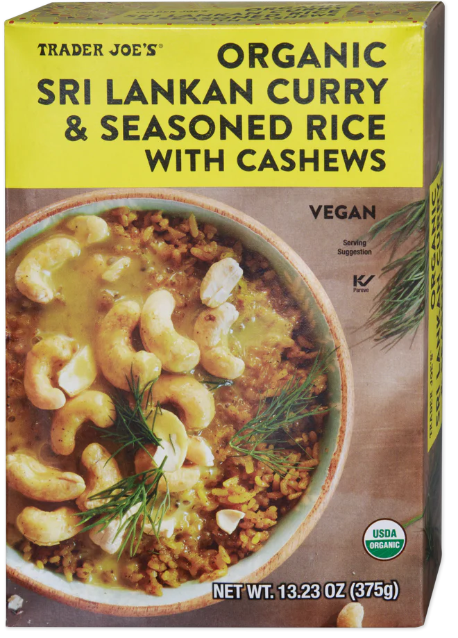 Organic Sri Lankan Curry & Rice 13.23 oz