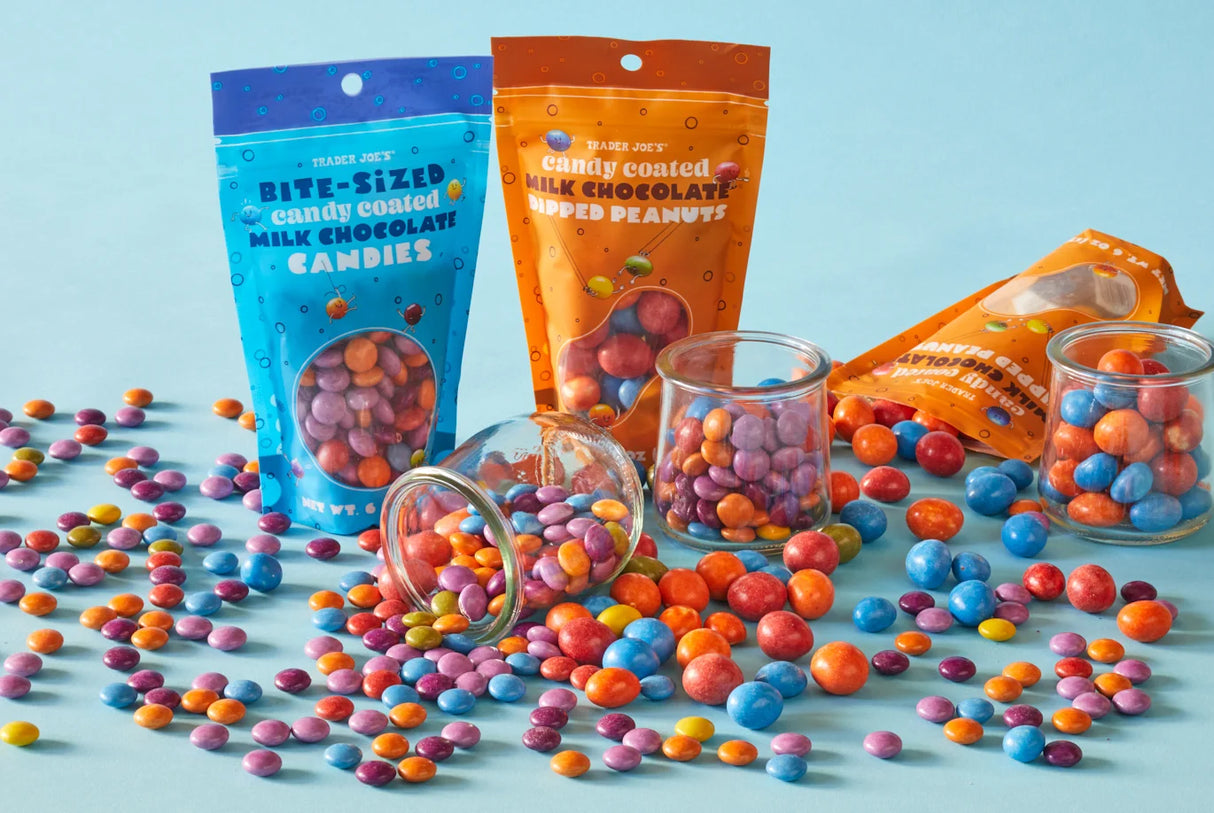 Trader Joes Candy Coated Chocolates/6 Oz