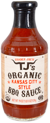 Trader Joes Organic Kansas City Style BBQ Sauce/19 Oz