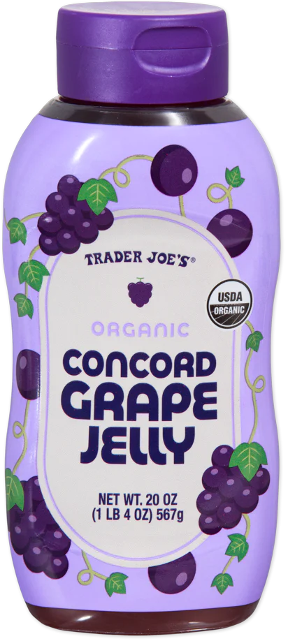 Organic Concord Grape Jelly 20 oz Sweet & Fruitful