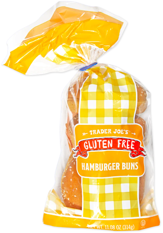 Trader Joe’s Gluten Free Hamburger Buns Soft & Delicious 11.08 oz