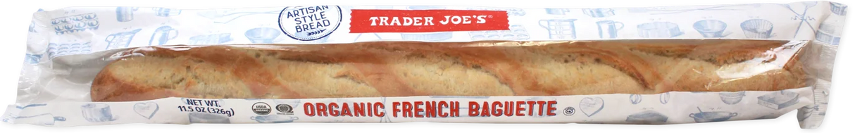 Trader Joes Organic French Baguette/11.5 Oz