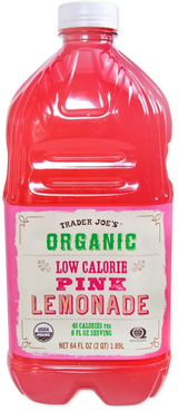Organic Low Calorie Pink Lemonade - 64 Fl Oz