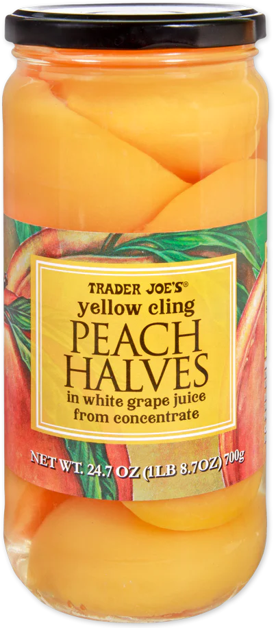 Yellow Cling Peach Halves 24.7 Oz