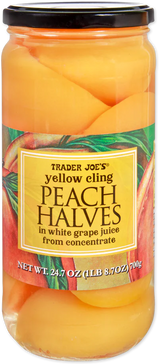 Yellow Cling Peach Halves 24.7 Oz