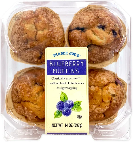 Trader Joe’s Sweet & Delicious Blueberry Muffins 14 oz