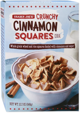 Trader Joe's Crunchy Cinnamon Squares Sweet & Crunchy Snack 12.2 Oz
