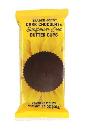 Trader Joe's Dark Chocolate Sunflower Seed Butter Cups 1.4 oz