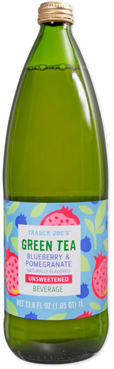 Trader Joe’s Green Tea Blueberry & Pomegranate Unsweetened Beverage/33.8 Fl Oz