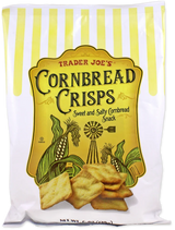 Trader Joe's Cornbread Crisps Savory Snack 6 Oz