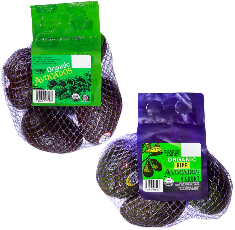 Fresh Organic Avocado 4 count 1 Each