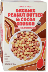 Organic Peanut Butter & Cocoa Crunch 10 oz