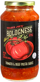 Trader Joe's Bolognese Style Tomato & Beef Pasta Sauce 24 oz