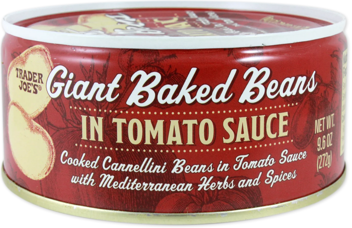 Trader Joes Giant Baked Beans in Tomato Sauce/9.6 Oz