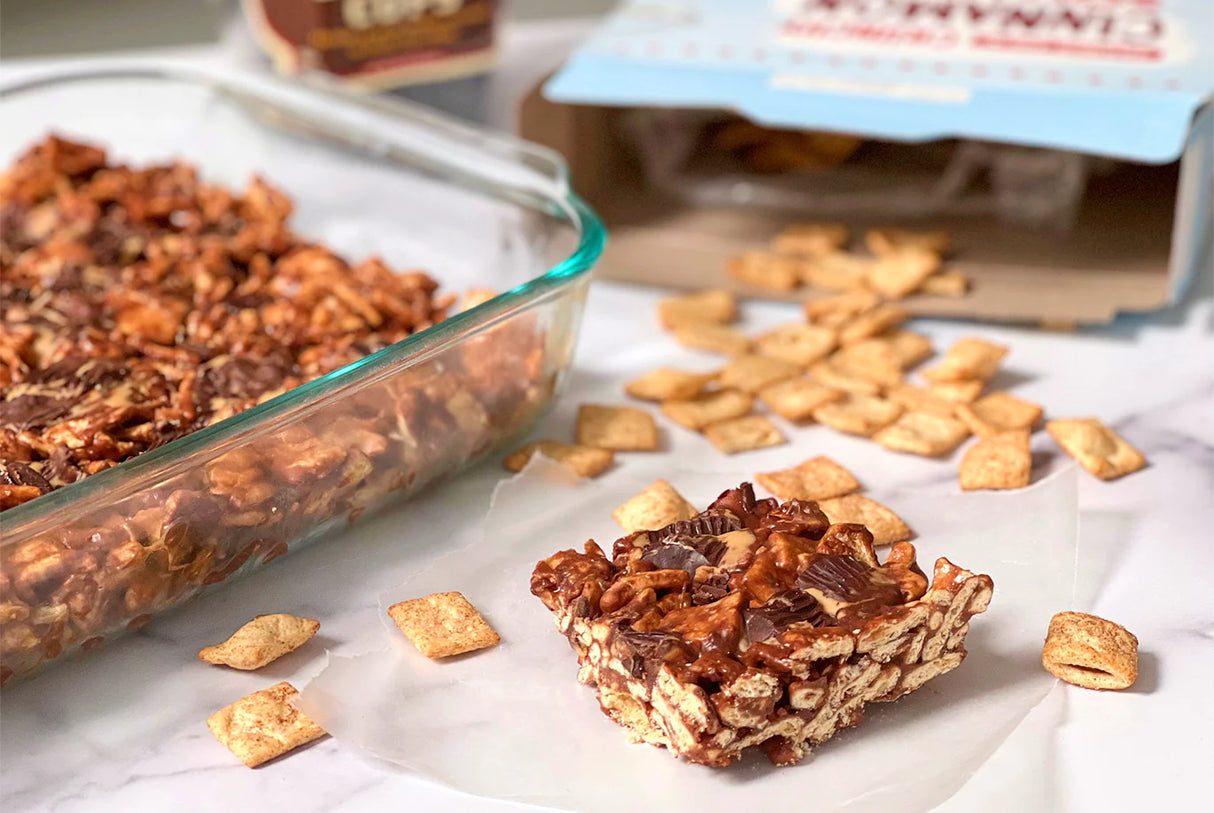 Trader Joe's Crunchy Cinnamon Squares Sweet & Crunchy Snack 12.2 Oz
